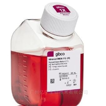12634028Adv DMEM/F-12 培養(yǎng)基 500mL/瓶，10瓶/箱