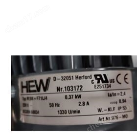 HEW电机REBK+F71L/4 UL
