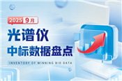 市场数据丨9月光谱仪中标金额超1.2亿元 数据再创新高