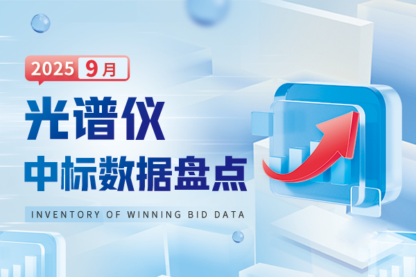 市場數(shù)據(jù)丨9月光譜儀中標(biāo)金額超1.2億元 數(shù)據(jù)再創(chuàng)新高