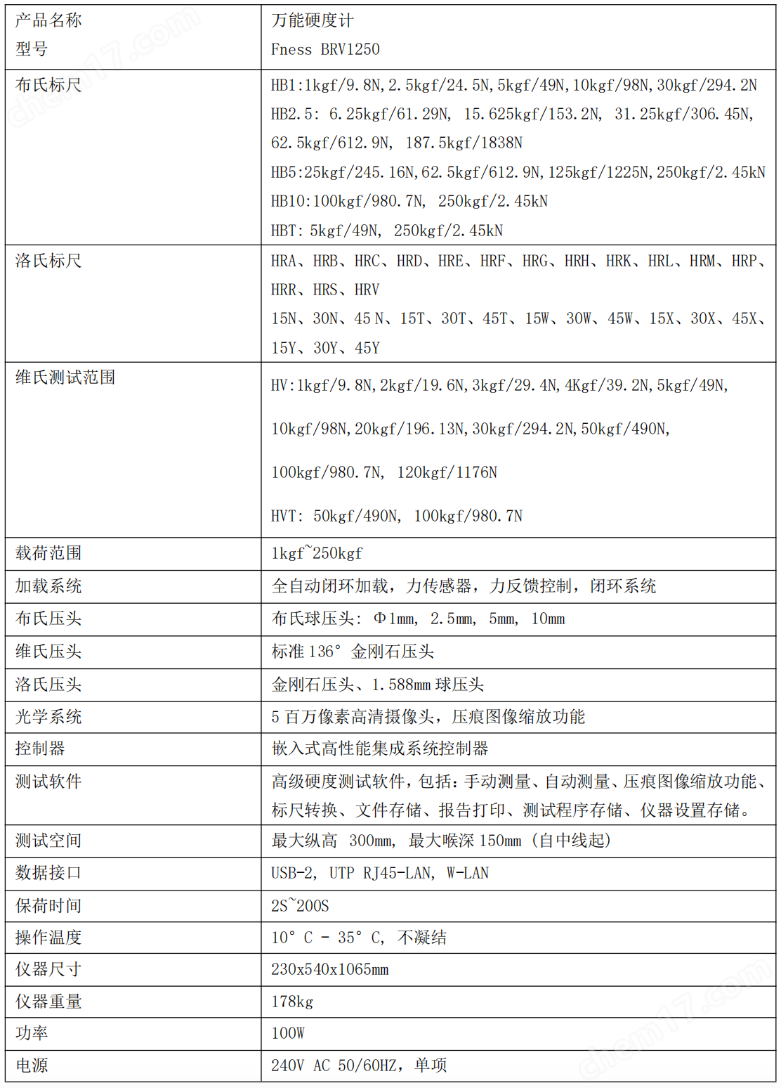 萬能硬度計