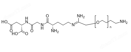 image.png NH2-PEG-RGD 氨基-聚乙二醇-整合素靶向肽