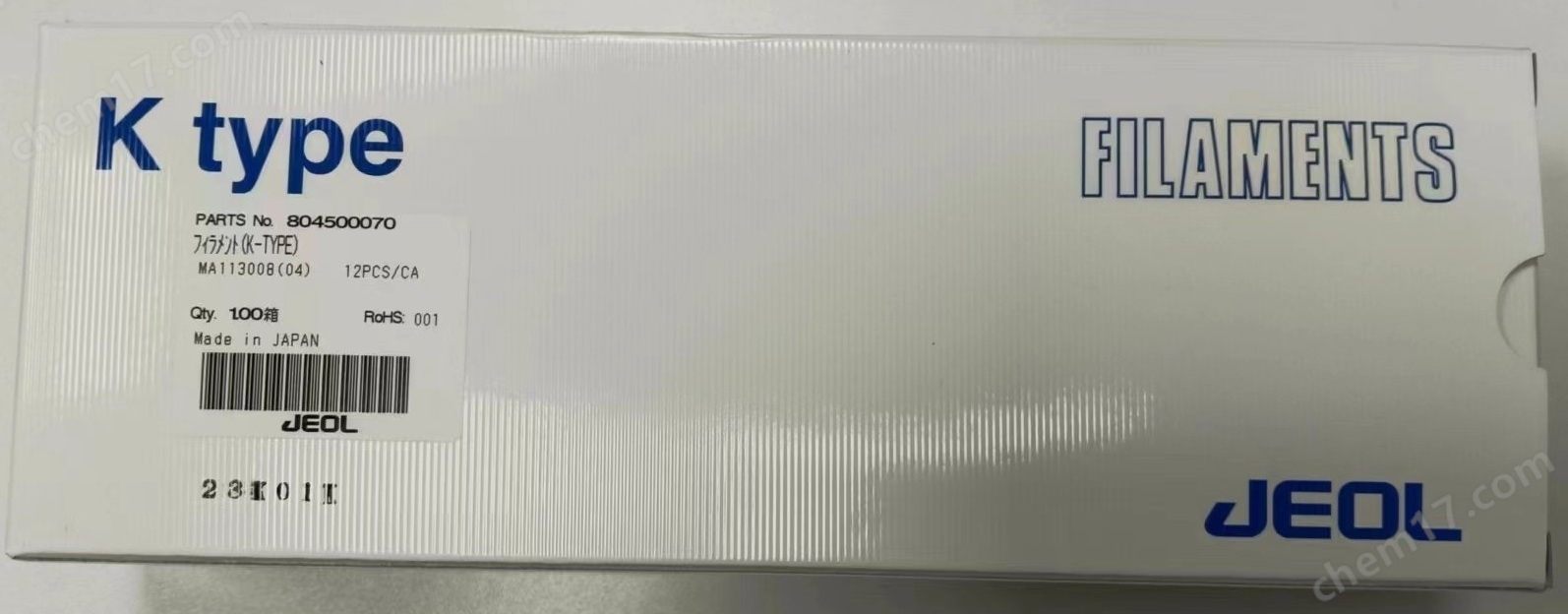 JEOL 日本電子掃描電鏡鎢燈絲MA113008